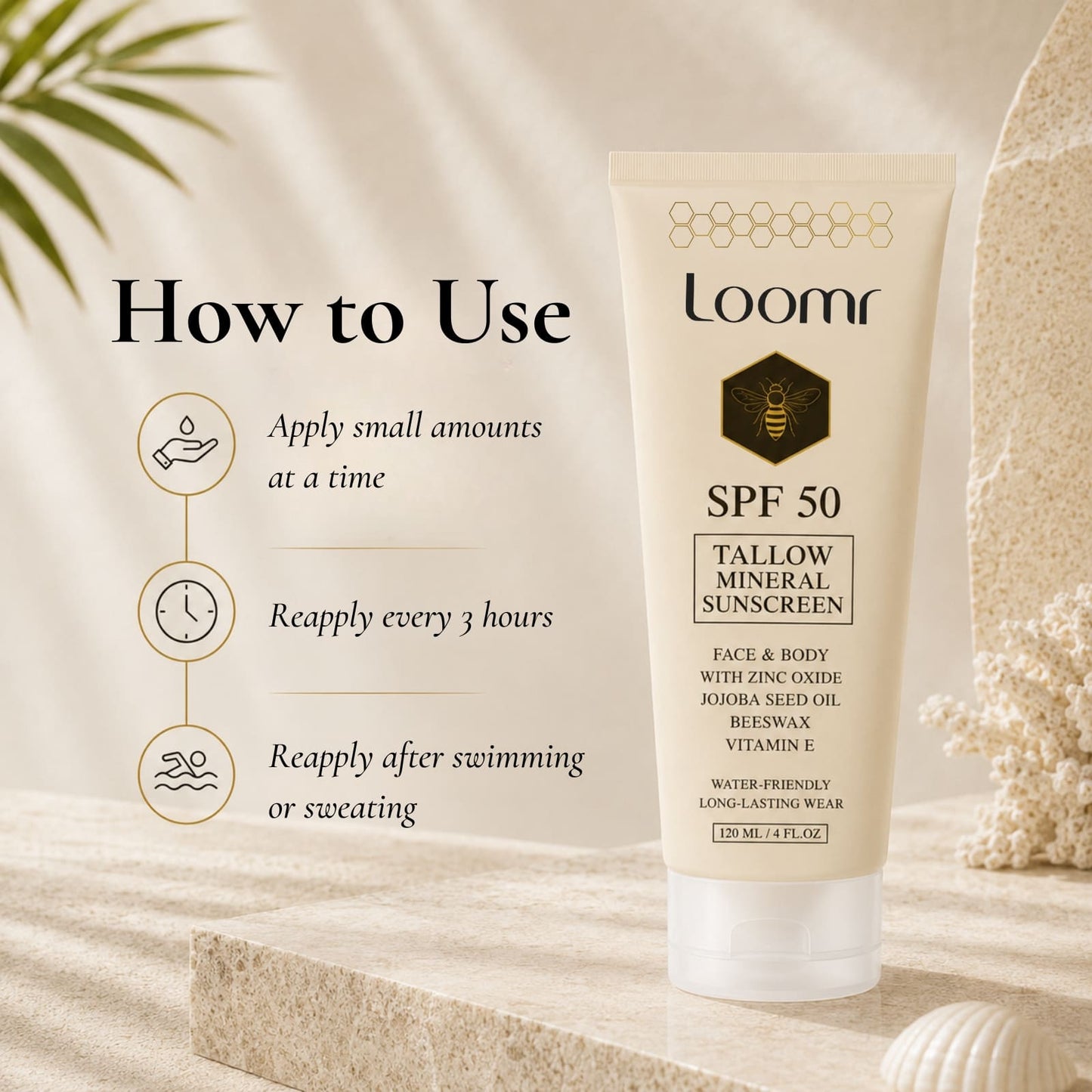 Loomr™ Organic SPF 50 Sunscreen
